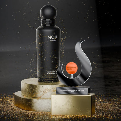 Al Majed Oud Noir perfume with award