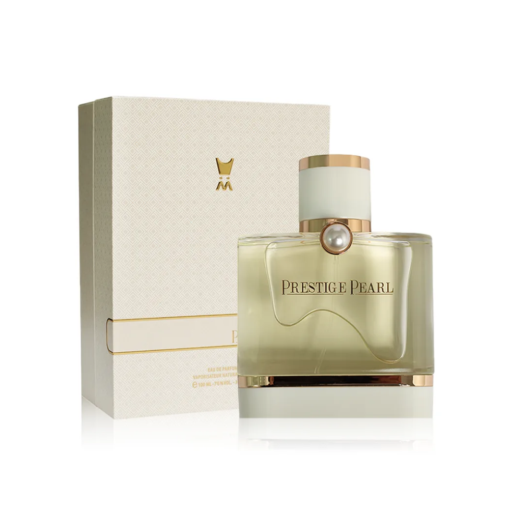 Al Majed Oud Prestige Pearl Eau De Parfum 100ML Unisex – Floral Woody Musk Perfume