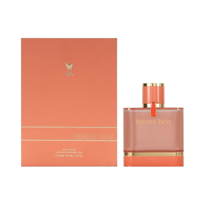 Al Majed Oud Prestige Topaz Eau De Parfum 100ML Unisex – Floral Woody Gourmand Perfume