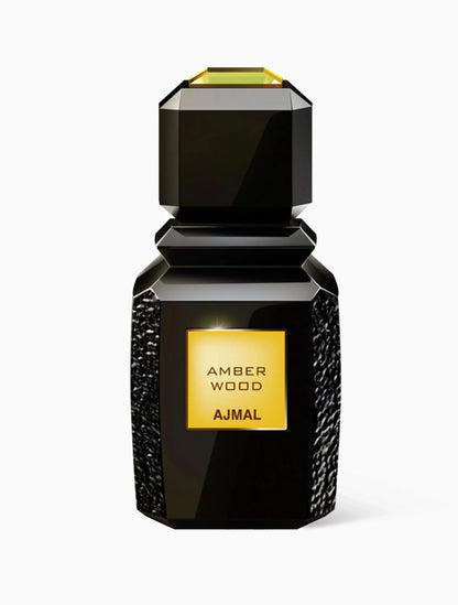 Amber Wood EDP 100ml spray bottle by Ajmal - Fragrance Secrets  
