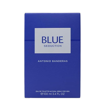 Antonio Banderas Blue Seduction Eau De Toilette 100ML men perfume packaging box