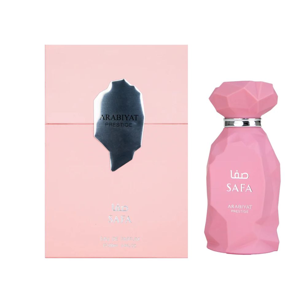 Arabiyat Prestige Safa Eau De Parfum 100ML for women perfume bottle with packaging box