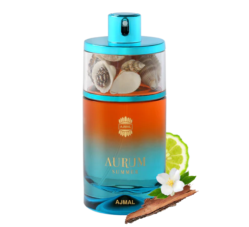 Aurum Summer EDP 75ml spray bottle by Ajmal - Fragrance Secrets  
