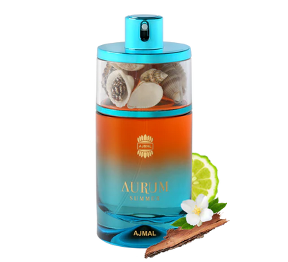 Aurum Summer EDP 75ml spray bottle by Ajmal - Fragrance Secrets  
