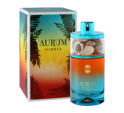 Aurum Summer EDP 75ml spray bottle by Ajmal - Fragrance Secrets  
