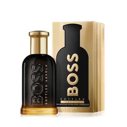 Bottled Absolu Parfum Intense 100ml spray bottle by Hugo Boss - Fragrance Secrets  

