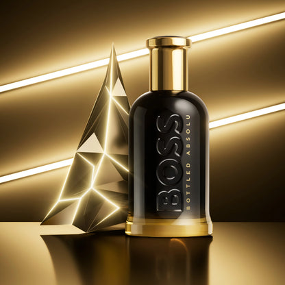 Bottled Absolu Parfum Intense 100ml spray bottle by Hugo Boss - Fragrance Secrets  

