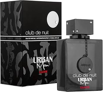 Club De Nuit Urban Elixir Man EDP 105ml spray bottle by Armaf - Fragrance Secrets  
