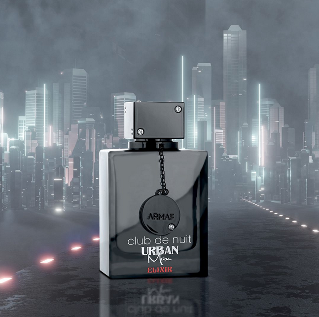 Club De Nuit Urban Elixir Man EDP 105ml spray bottle by Armaf - Fragrance Secrets  

