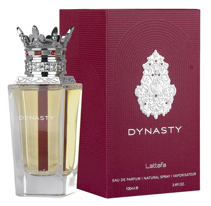 Lattafa Dynasty Eau De Parfum 100ML Unisex – Woody Aromatic Perfume