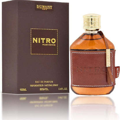 Dumont Paris Nitro Pour Homme Eau De Parfum 100ML men perfume bottle with packaging box