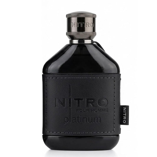 Dumont Paris Nitro Platinum Eau De Parfum 100ML for Men – Woody Amber Fruity Perfume