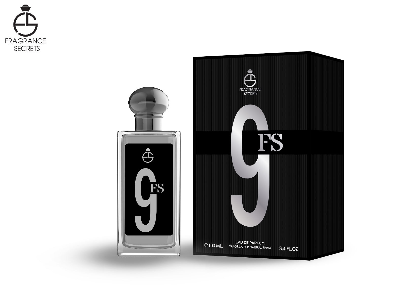 9 FS EDP 100ml spray bottle by Fragrance Secrets  

