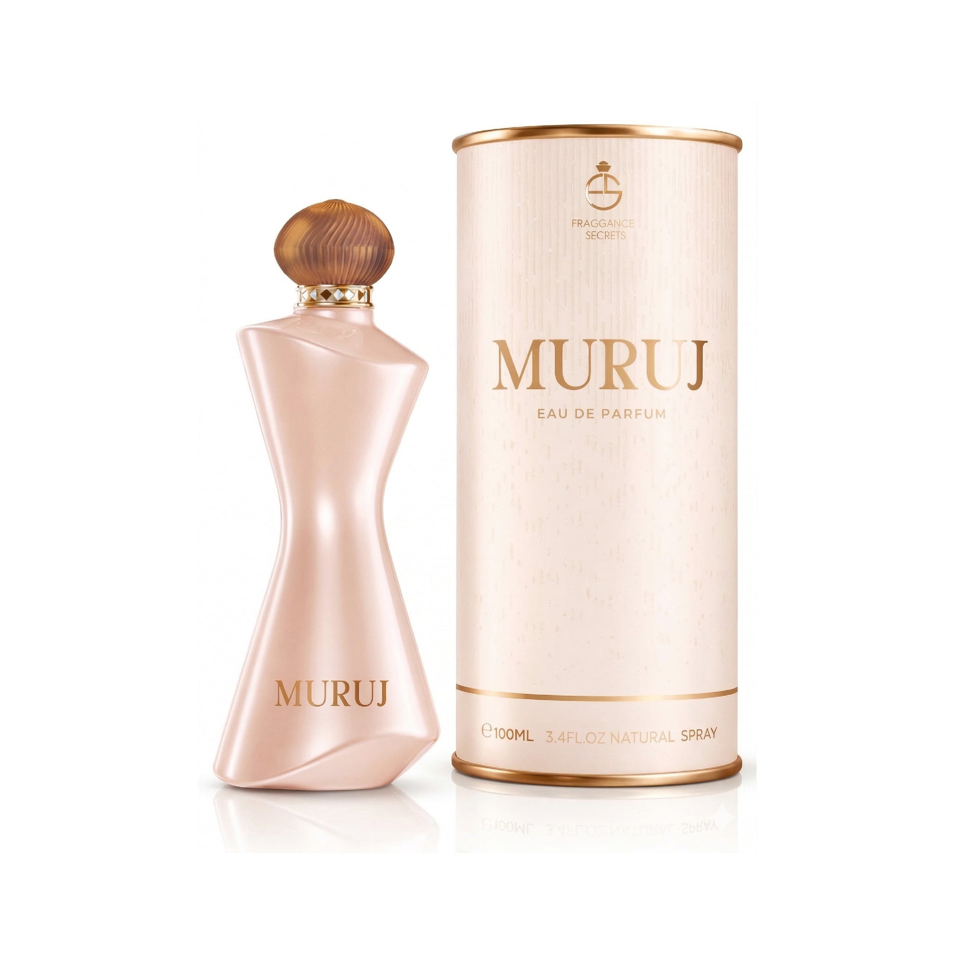 Fragrance Secrets Muruj Eau De Parfum 100ML for Women and Men perfume bottle with original packaging box