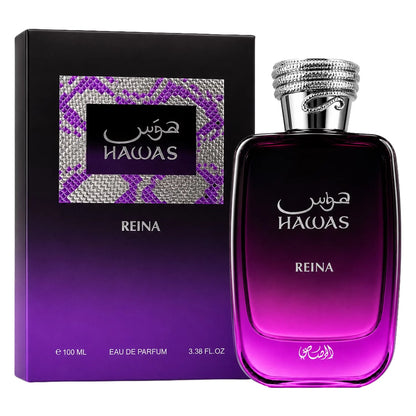 Rasasi Hawas Reina Eau De Parfum 100ML Unisex – Fruity Gourmand Floral Perfume