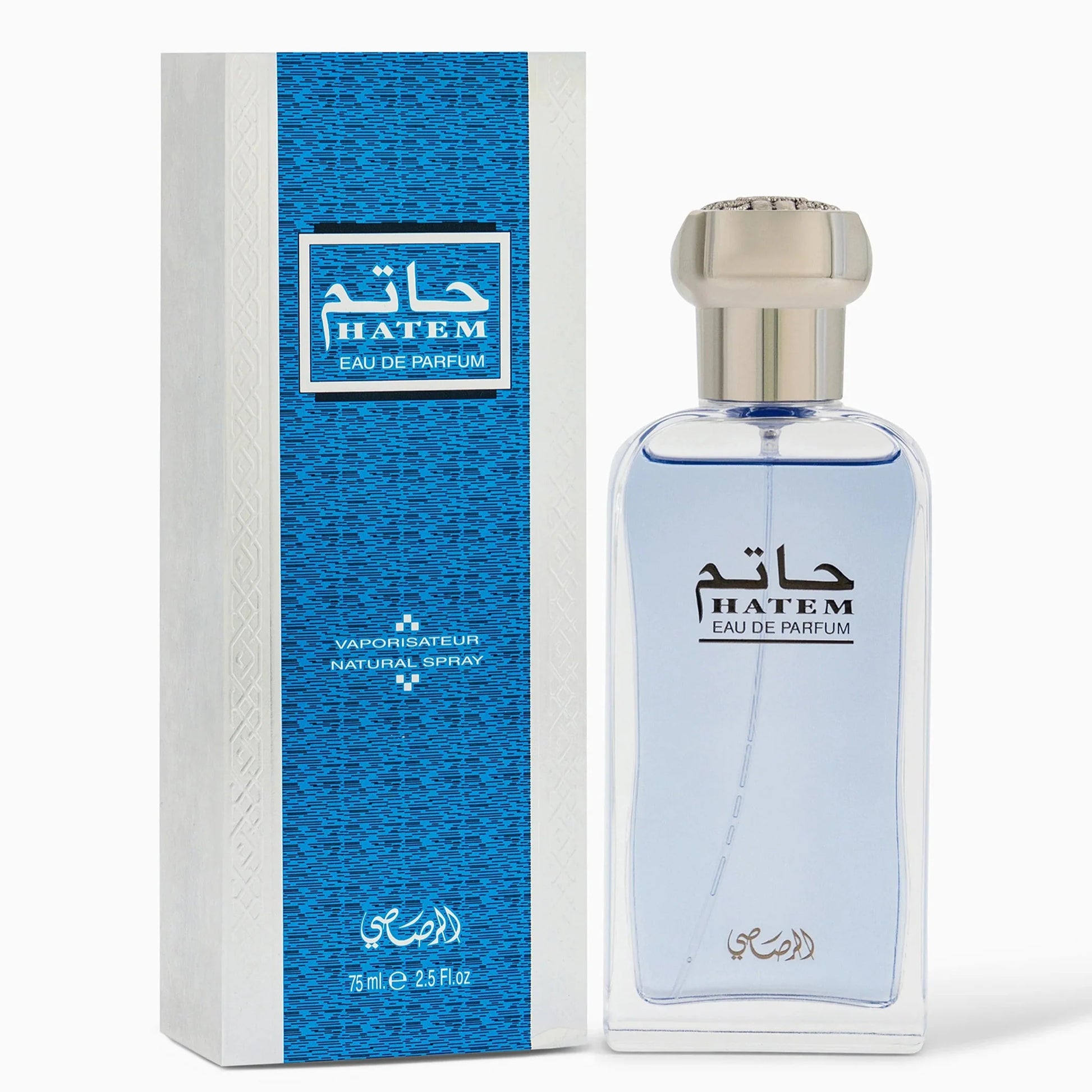 Hatem Man EDP 75ml spray bottle by Rasasi - Fragrance Secrets  
