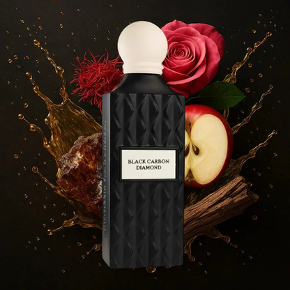 IBRAQ Black Carbon Diamond Eau De Parfum 150ML Unisex – Woody Oud Perfume