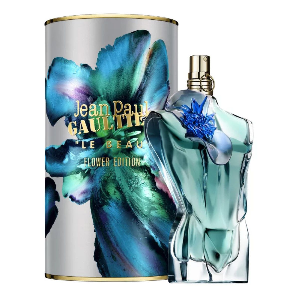 Le Beau Flower Edition Jean Paul Gaultier box and  perfume  for men