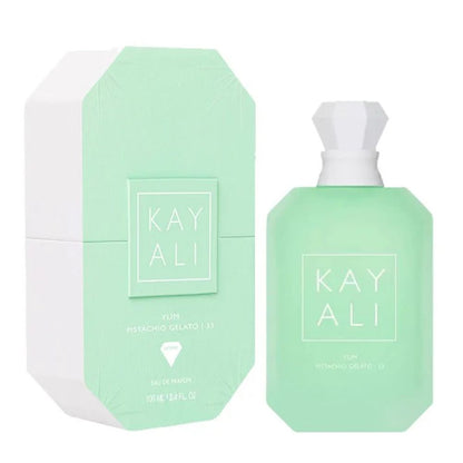 Kayali Yum Pistachio Gelato 33 Intense Eau De Parfum 100ML unisex perfume bottle with packaging box