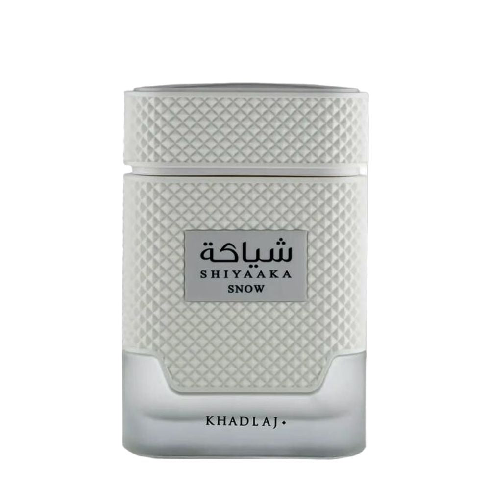 Khadlaj Shiyaaka Snow Eau De Parfum 100ML for Women and Men perfume bottle