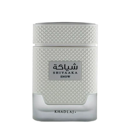 Khadlaj Shiyaaka Snow Eau De Parfum 100ML for Women and Men perfume bottle