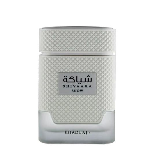 Khadlaj Shiyaaka Snow Eau De Parfum 100ML for Women and Men perfume bottle