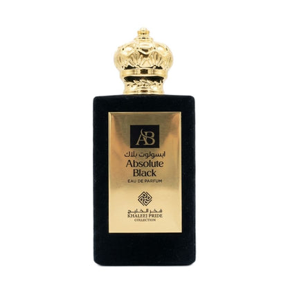 Khaleej Pride Absolute Black Eau De Parfum 85ML for Men perfume bottle
