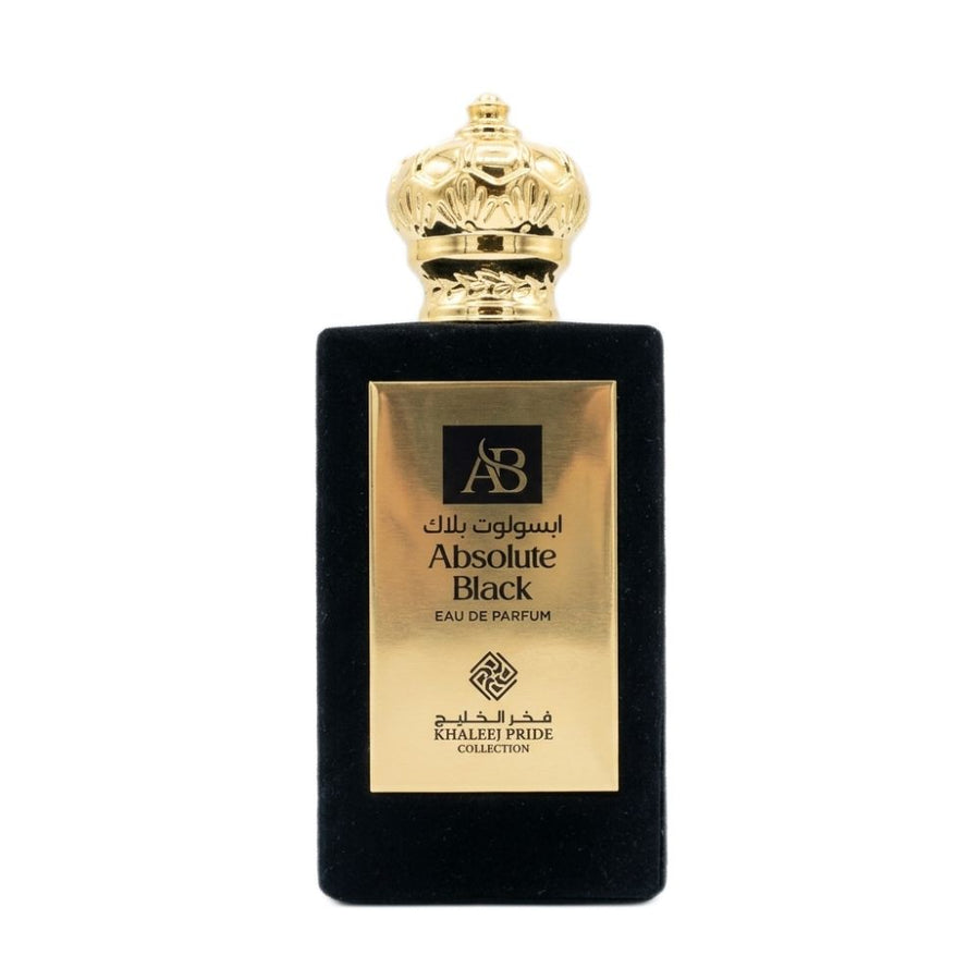 Khaleej Pride Absolute Black EDP 85ML for Men | Spicy Woody Amber Perfume
