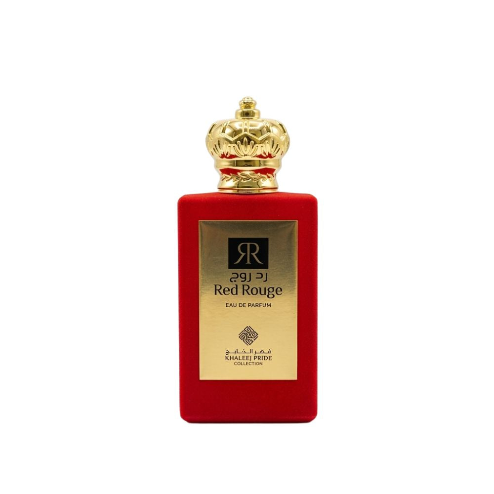 Khaleej Pride Red Rouge Eau De Parfum 85ML for Women and Men perfume bottle