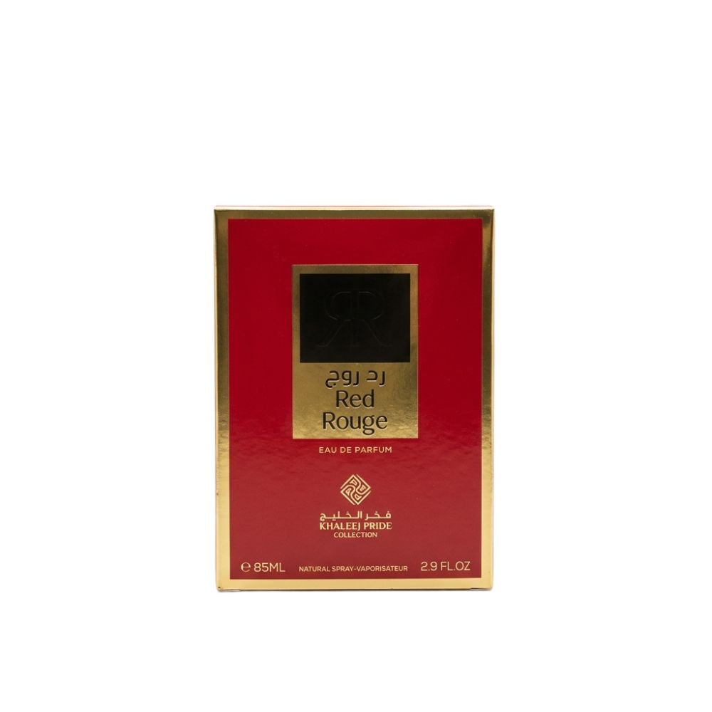 Khaleej Pride Red Rouge Eau De Parfum 85ML for Women and Men perfume original packaging box