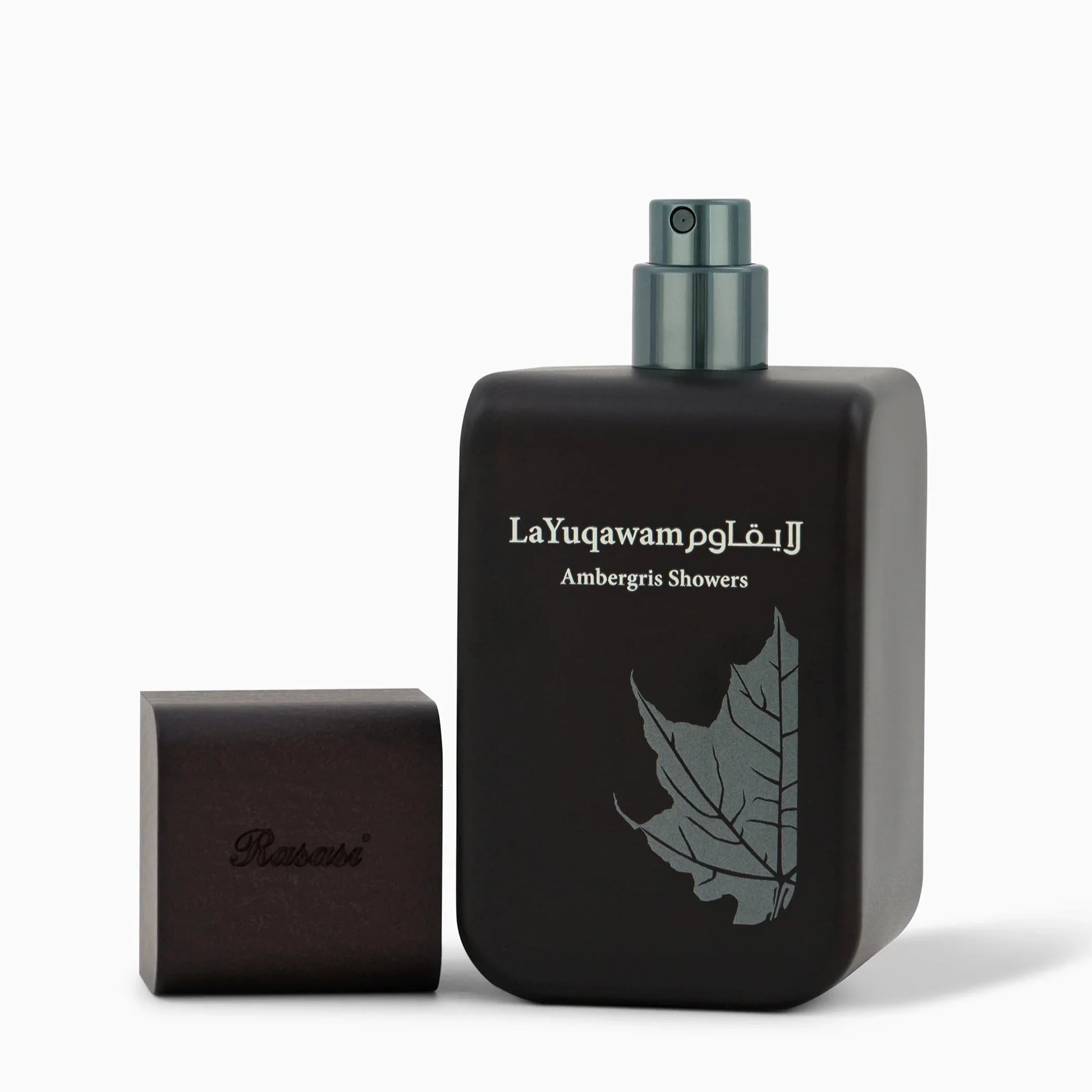 La Yuqawam Ambergris Showers EDP 75ml spray bottle by Rasasi - Fragrance Secrets  

