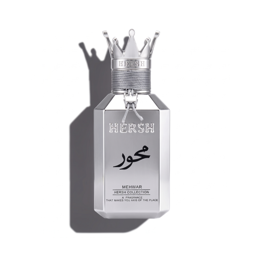 Oud Hersh Mehwar Silver Eau De Parfum 100ML Unisex – Floral Woody Amber Perfume