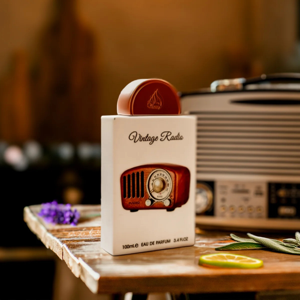 Lattafa Vintage Radio Eau De Parfum 100ML Unisex – Woody Aromatic Perfume