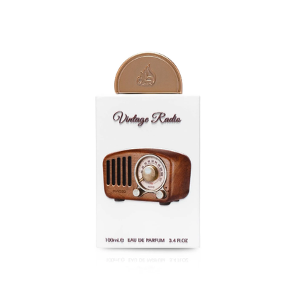 Lattafa Vintage Radio Eau De Parfum 100ML Unisex – Woody Aromatic Perfume