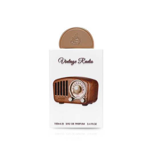 Lattafa Vintage Radio Eau De Parfum 100ML Unisex – Woody Aromatic Perfume