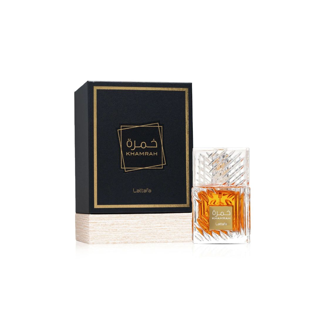 Lattafa Khamrah Edp 100ml bottle with box