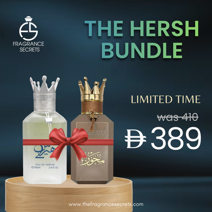 Hersh 2 & Hersh Mehwar Eau De Parfum Bundle 100ML Each Unisex – Alezz Oud