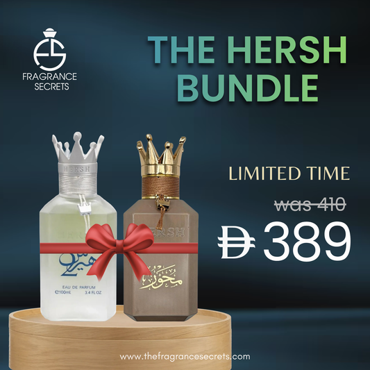 Hersh 2 & Hersh Mehwar Eau De Parfum Bundle 100ML Each Unisex – Alezz Oud