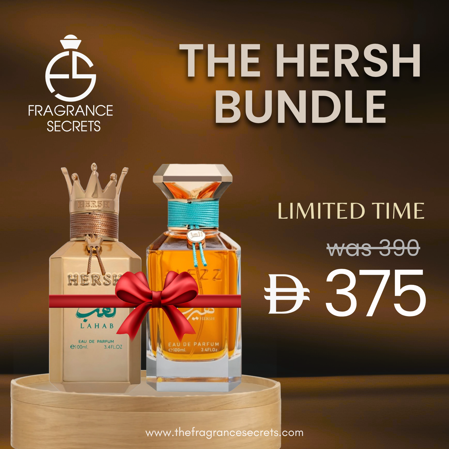 Hersh Lahab & Hersh Bukhori Eau De Parfum Bundle 100ML Each Unisex – Alezz Oud