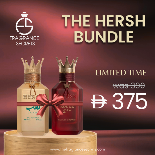 Hersh Lahab & Hersh Rouge Eau De Parfum Bundle 100ML Each Unisex – Alezz Oud