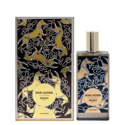 Memo Paris Irish Leather Eau De Parfum 75ML unisex perfume bottle with packaging box