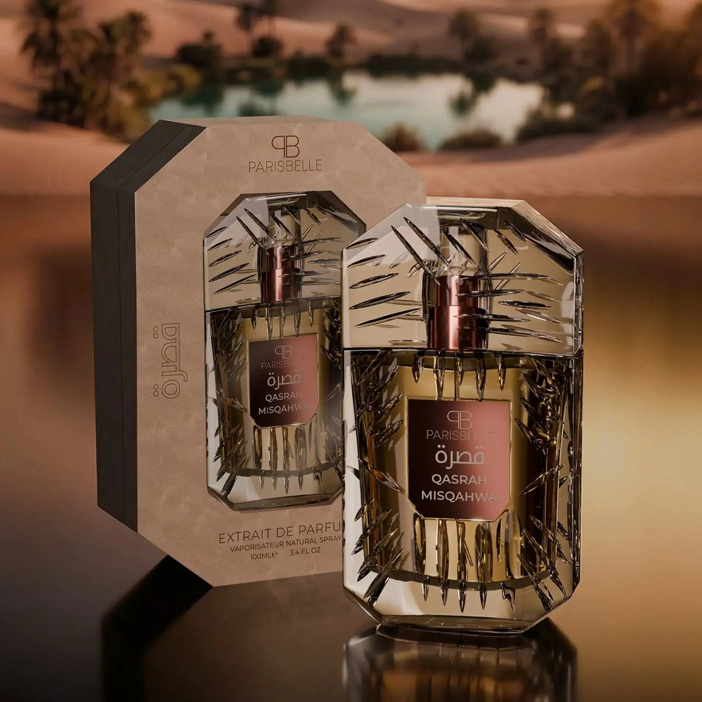 Paris Belle Misqahwa Eau De Parfum 100ML Unisex – Oriental Tobacco Woody Perfume