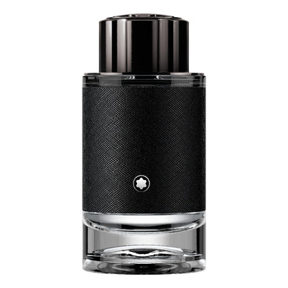 Montblanc Explorer Eau de Parfum 100ml bottle - luxury men's fragrance with sleek black design