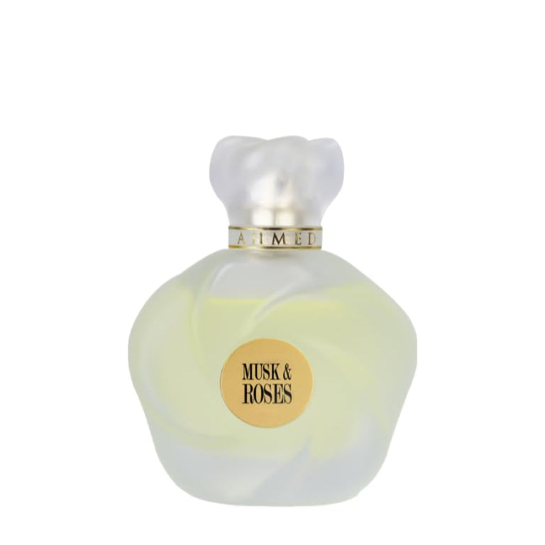 Musk & Roses EDP 50ml spray bottle by Ahmed Al Maghribi - Fragrance Secrets  

