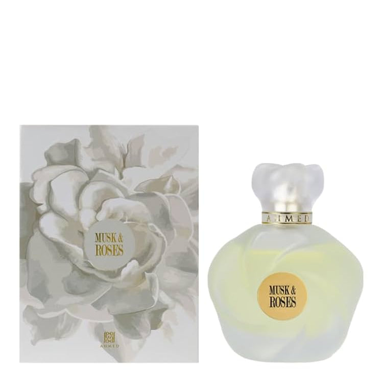 Musk & Roses EDP 50ml spray bottle by Ahmed Al Maghribi - Fragrance Secrets  


