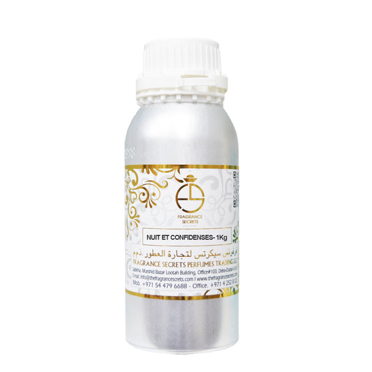 Perfume Oil Inspired by Nuit et Confidences – Alcohol-Free Concentrated Oil