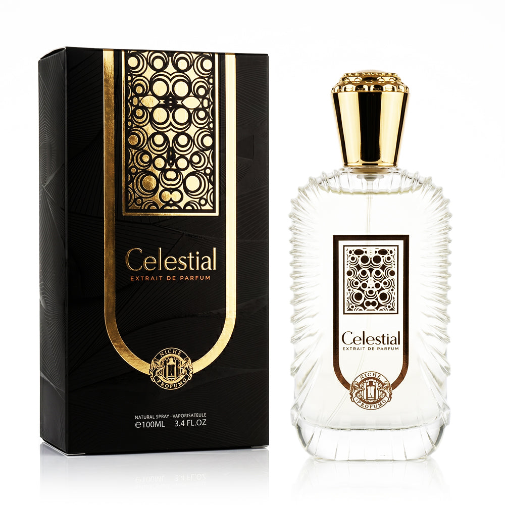 Niche Profumo Celestial Extrait De Parfum 100ML unisex perfume bottle with packaging box