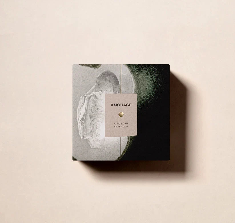Opus XIII Silver Oud EDP 100ml bottle by Amouage – woody oud perfume at Fragrance Secrets.  
