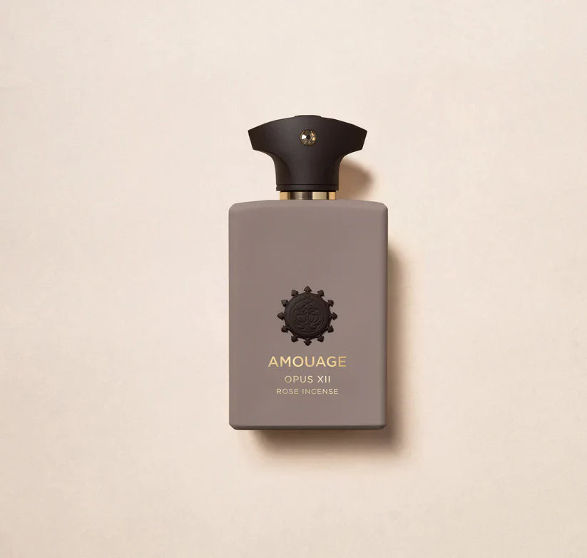 Opus XII Rose Incense EDP 100ml spray bottle by Amouage – floral woody perfume at Fragrance Secrets.  
