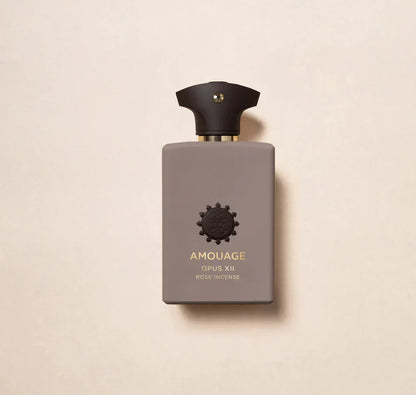 Opus XII Rose Incense EDP 100ml spray bottle by Amouage – floral woody perfume at Fragrance Secrets.  
